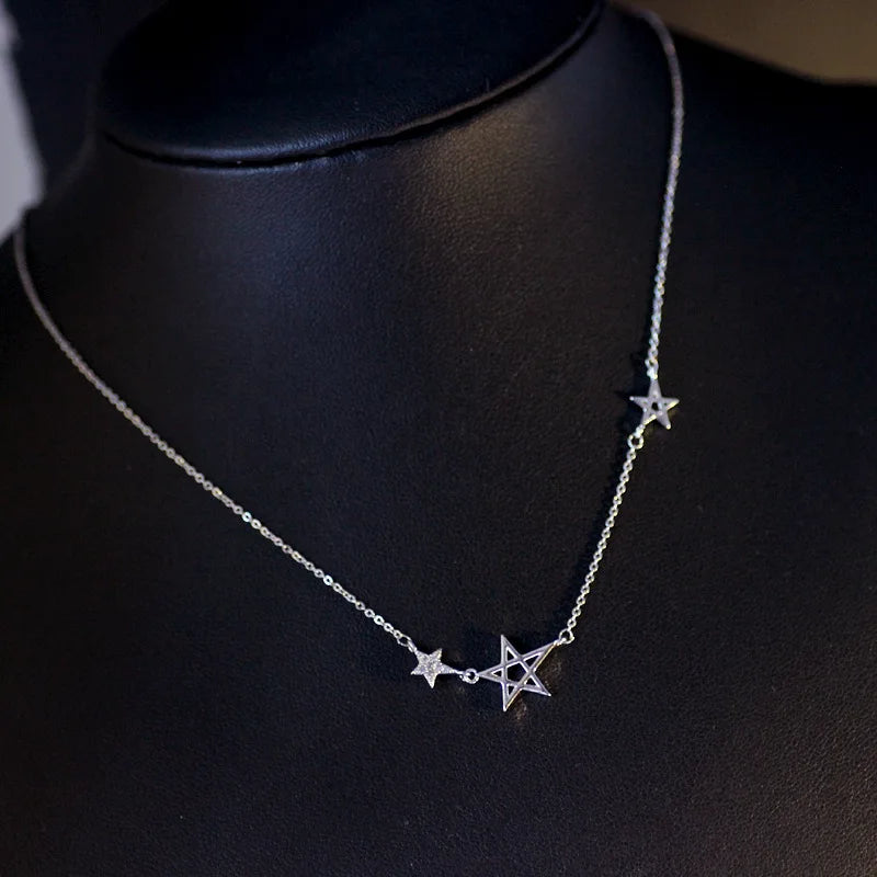 Austrian Crystal Star Necklace for Women - Party Wear