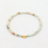 Stainless Steel Heart A-Z Letter Bracelet Women Charm Bracelet Jewelry
