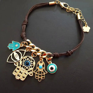 Hot Summer Woven Bracelet with Austrian Crystal