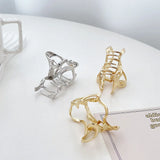 Metal Alloy Shark Clip Hair Claw Women