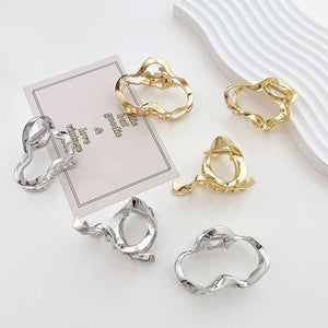 Metal Alloy Shark Clip Hair Claw Women