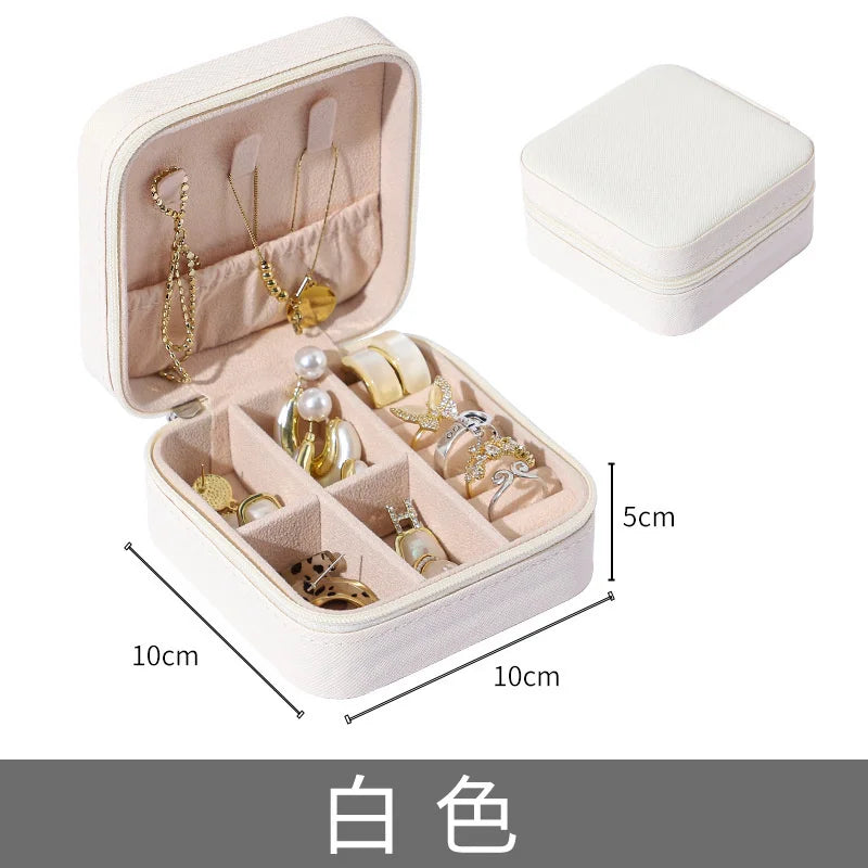 Portable Travel Jewelry Storage Box for Women