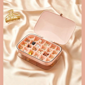 Multi-Layer Necklace Jewelry Storage Box 30 Large Space Sorting Container