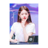 KPOP IVE WonYoung Freshwater Pearl Earrings Vintage Sweet Hoop Earrings