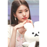 KPOP IVE WonYoung Freshwater Pearl Earrings Vintage Sweet Hoop Earrings