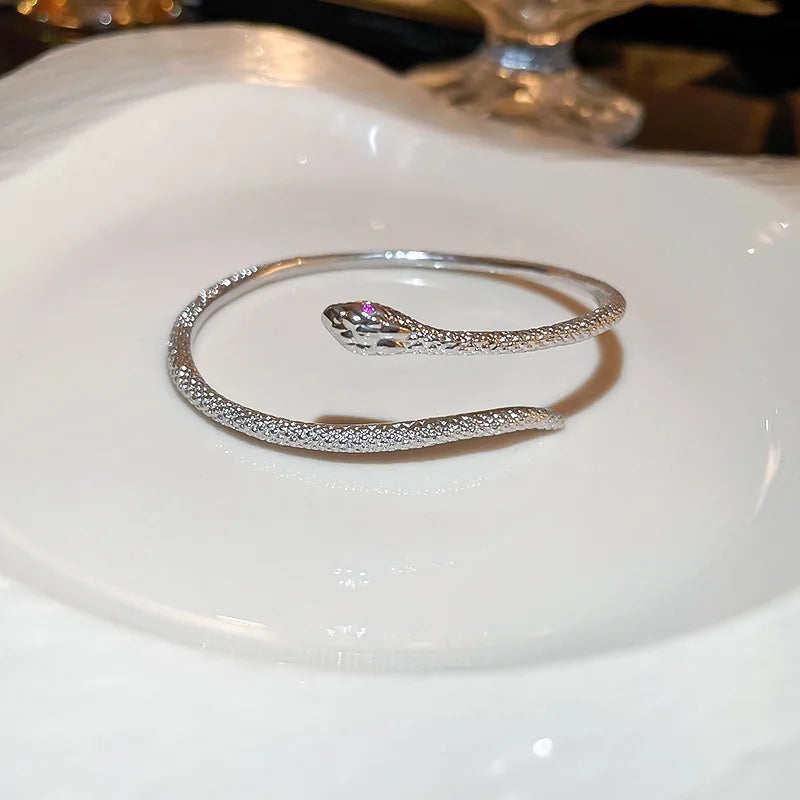Korea Snake-shaped Opening Bracelet Women's Jewelry