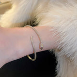 Korea Snake-shaped Opening Bracelet Women's Jewelry