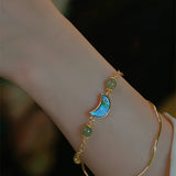 Korean 5-pointed Star Round Bead Love Double Bracelet