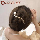 Metal Hair Clips Hairpins Frog Buckle Ponytail Clip Barrettes