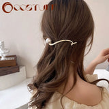 Metal Hair Clips Hairpins Frog Buckle Ponytail Clip Barrettes