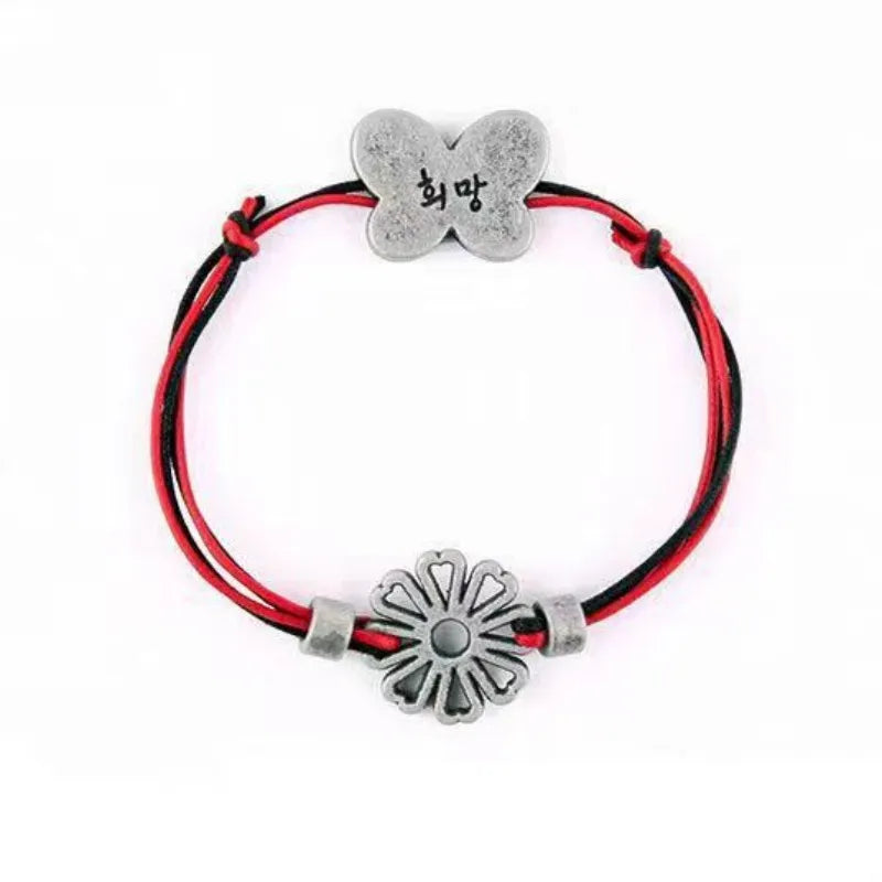SUGA Hope Butterfly Bracelet Men Women Jewelry Gift