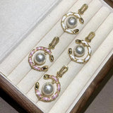 Crystal Heart Earrings - Women's Jewelry