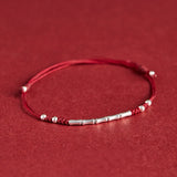 Chinese Style Red Bracelet Women