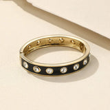 Crystal Charm Open Bracelet Bangle for Women