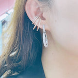 Zircon No Pierced Ears Earrings Punk Ear Cuffs Clips K-pop Accessorry