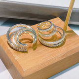 Zircon No Pierced Ears Earrings Punk Ear Cuffs Clips K-pop Accessorry
