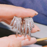 Zircon No Pierced Ears Earrings Punk Ear Cuffs Clips K-pop Accessorry