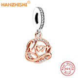 925 Sterling Silver Mom Pendant Heart Beads for Bracelet DIY