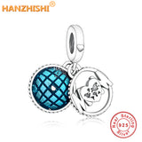 925 Sterling Silver Mom Pendant Heart Beads for Bracelet DIY