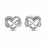 Mother's Infinity Knot Hearts Mum Daisy Charm Ring