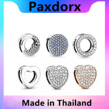 925 Silver Sparkling Icicles Pave Snowflake Clip Charm