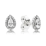S925 Sterling Silver Earring Bow Knot & Pearl Earrings