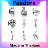S925 Sterling Silver Crown Pendant for Bracelets & Necklaces