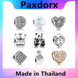 S925 Sterling Silver Panda Charm Bead for Bracelet