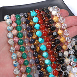 Natural Faceted Stone Beads 6/8/10mm Cube Agates Loose Spacer Beads