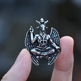 Darkly Men's Gothic Satan Goat Pendant Necklace Animal Punk Jewelry