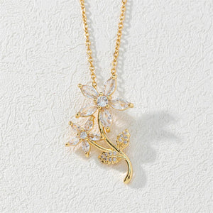 Women Metal Tassel Rhinestone Long Chain Necklace Sweater Jewelry