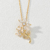 Women Metal Tassel Rhinestone Long Chain Necklace Sweater Jewelry