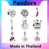 925 Silver Charms Bead High Heels Pendant for DIY Bracelet