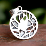 Men's Stainless Steel VIKING Dragon Pendant Necklace