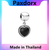 Sterling Thai Silver Heart Pendant Jewelry Charm Gift