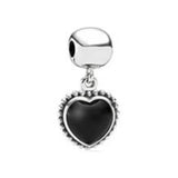 Sterling Thai Silver Heart Pendant Jewelry Charm Gift