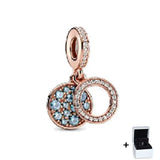 925 Sterling Silver O Carrier Pendant Necklace Set