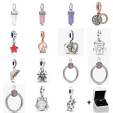 925 Sterling Silver O Carrier Pendant Necklace Set