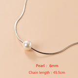 925 Silver Pearl Necklace Pendant for Women
