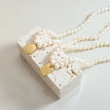 Freshwater Pearl Pendant Necklace for Women Girls Valentines Gift
