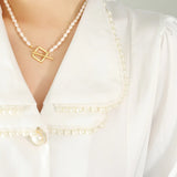 Baroque Pearl Necklace 18KGF OT Clasp 6-7mm - Fine Jewelry