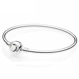 S925 Silver Bangle Chain for Women DIY Charm Bracelet