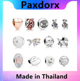 925 Sterling Silver Charms Bead for DIY Bracelets Bangle