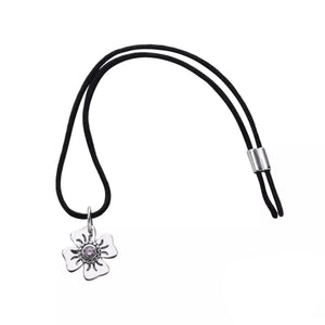S925 Sterling Silver Heart Clover Beads Key Pendant