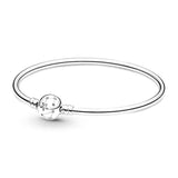 S925 Winter Moments Charm Women Bracelet Bangle Original Jewelry