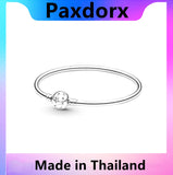 S925 Winter Moments Charm Women Bracelet Bangle Original Jewelry