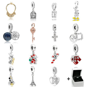S925 Sterling Silver Christmas Pendant Gift