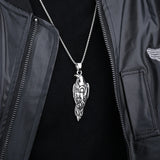 316L Stainless Steel Bird Pendant Necklace For Man Chain HipHop Choker