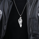 316L Stainless Steel Bird Pendant Necklace For Man Chain HipHop Choker