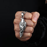 316L Stainless Steel Bird Pendant Necklace For Man Chain HipHop Choker
